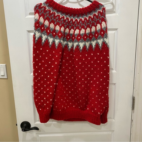 Hand knit vintage sweater - Picture 3 of 4